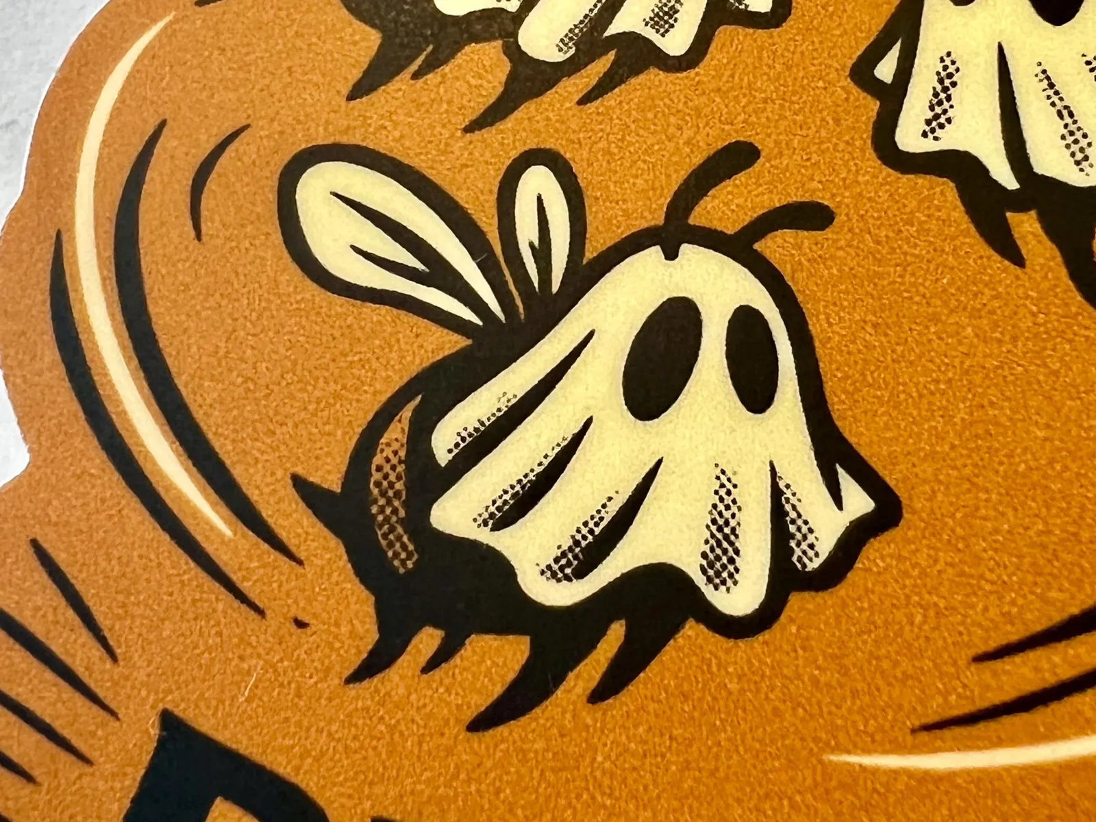 Boo Bees specimen artwork